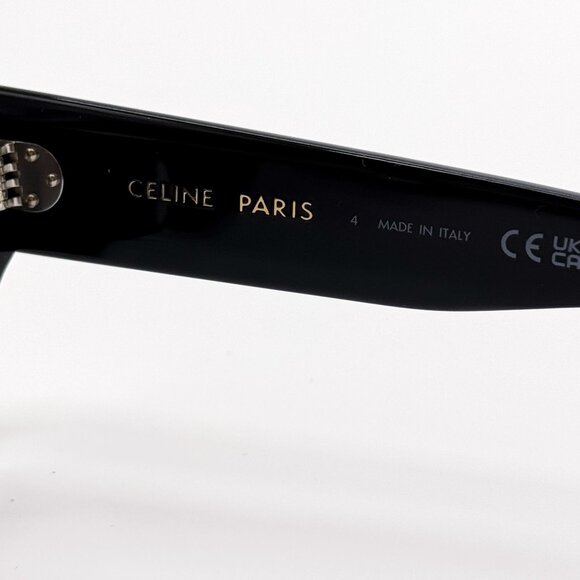 NEW CL40297U 01A CELINE SUNGLASSES BLACK GRAY WOMEN EYEWEAR - Picture 7 of 8
